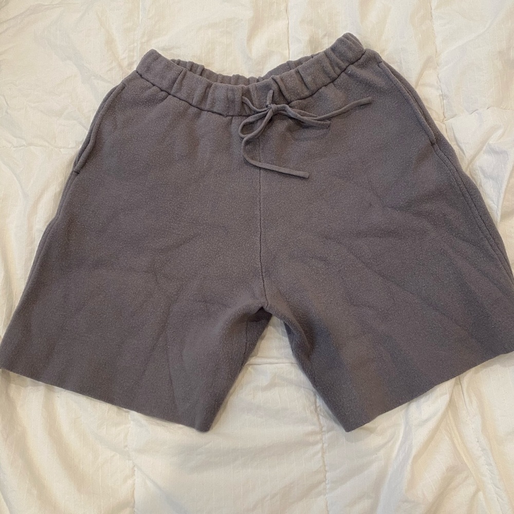 Zara Sweat Shorts - S, Gray